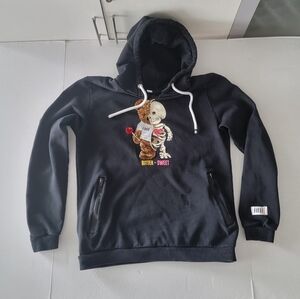 Fifth Loop Bitter- Sweet Bear Grafic Hoodie, Black  Size XL
